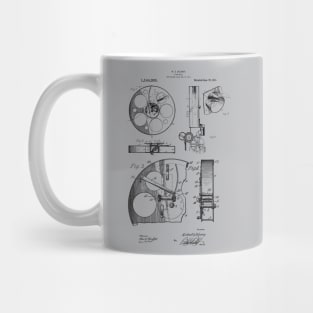 Movie Film Reel Patent Blueprint Apparel 1915 Mug